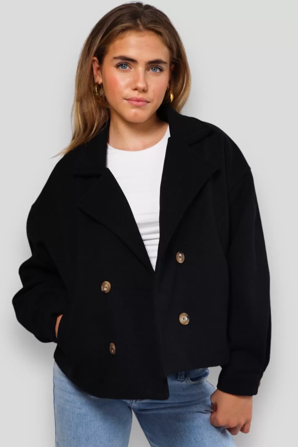 Manteau « Scandi » Bleu*Meet Me There Flash Sale