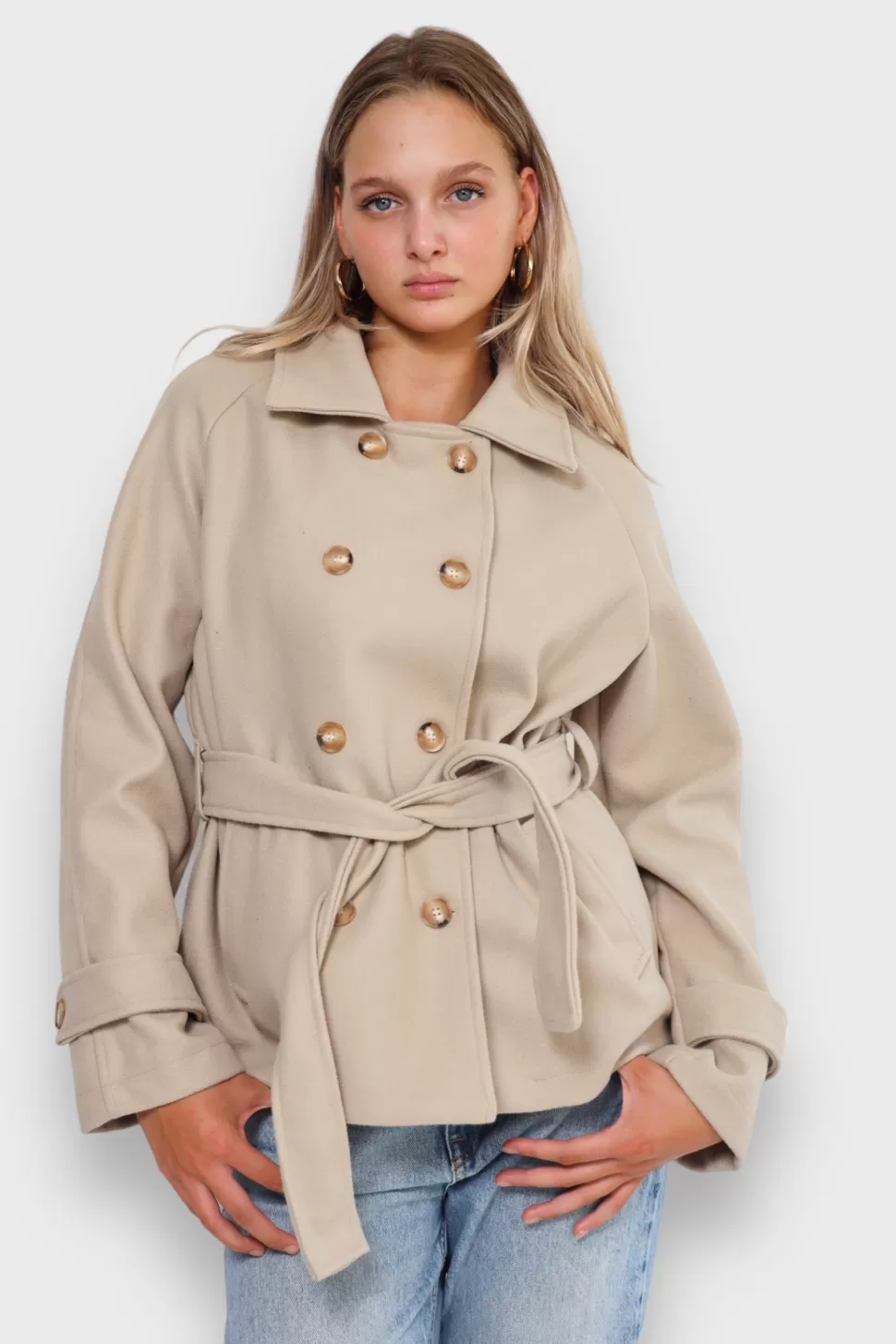 Manteau "Autie" Beige*Meet Me There Sale