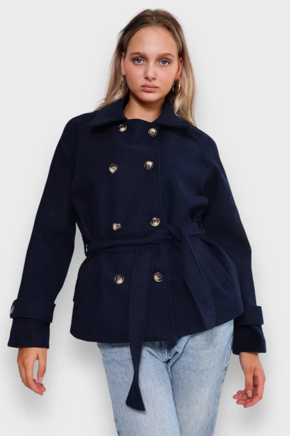 Manteau "Autie" Marine*Meet Me There Sale