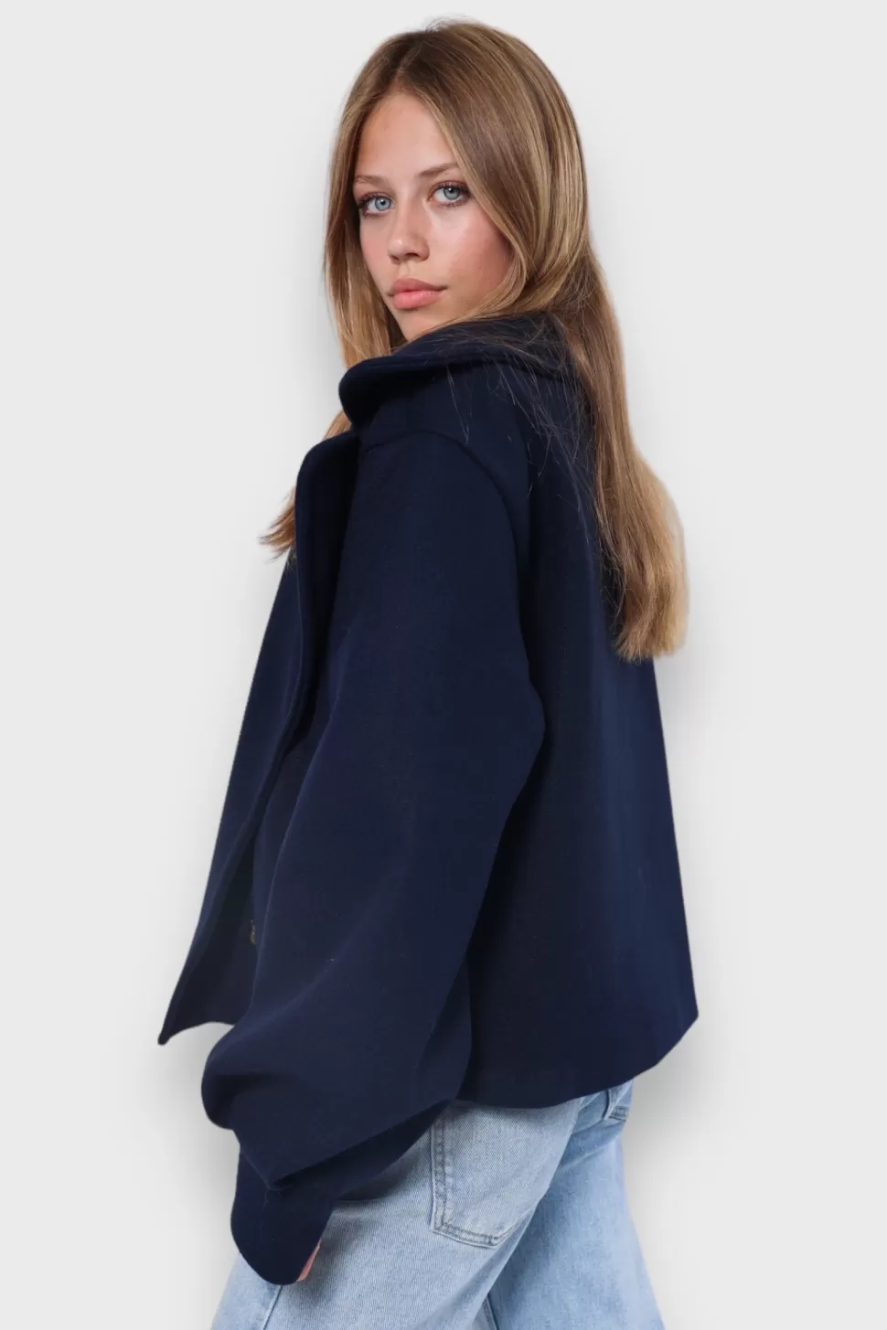 Manteau "Automne" Marine*Meet Me There Flash Sale