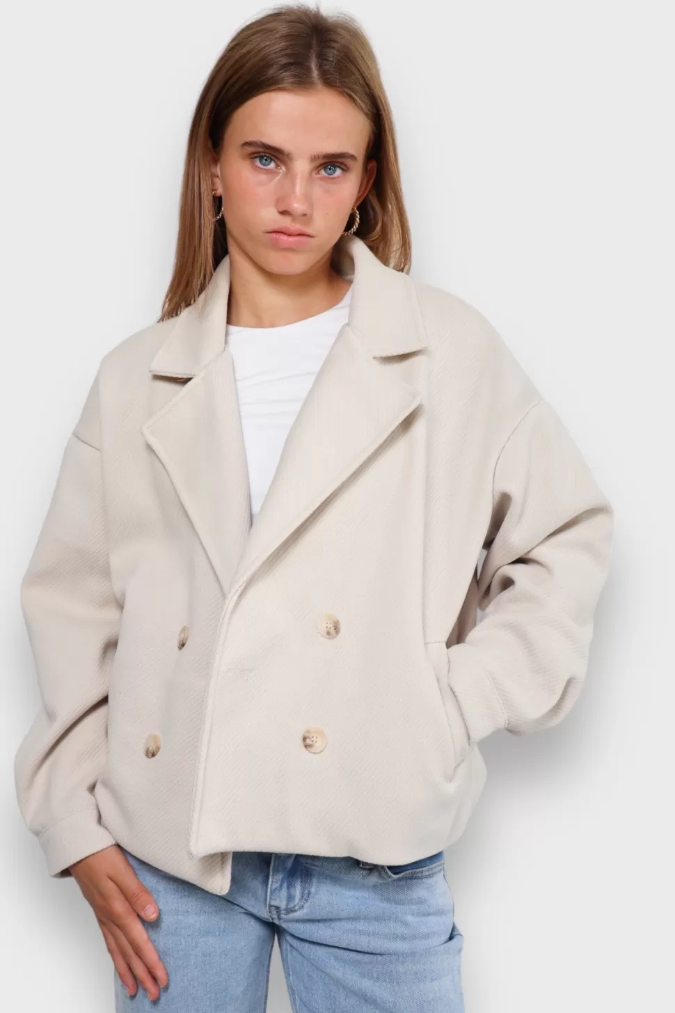 Manteau "Scandi" Beige*Meet Me There Best Sale