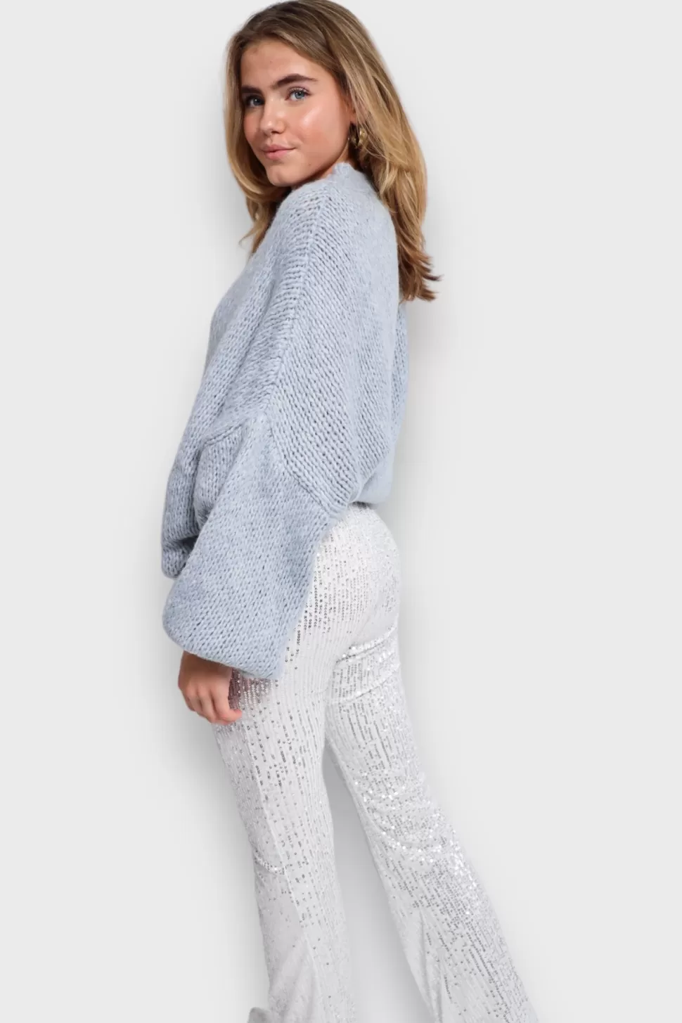 Pantalon "Sparkle" Blanc*Meet Me There Online