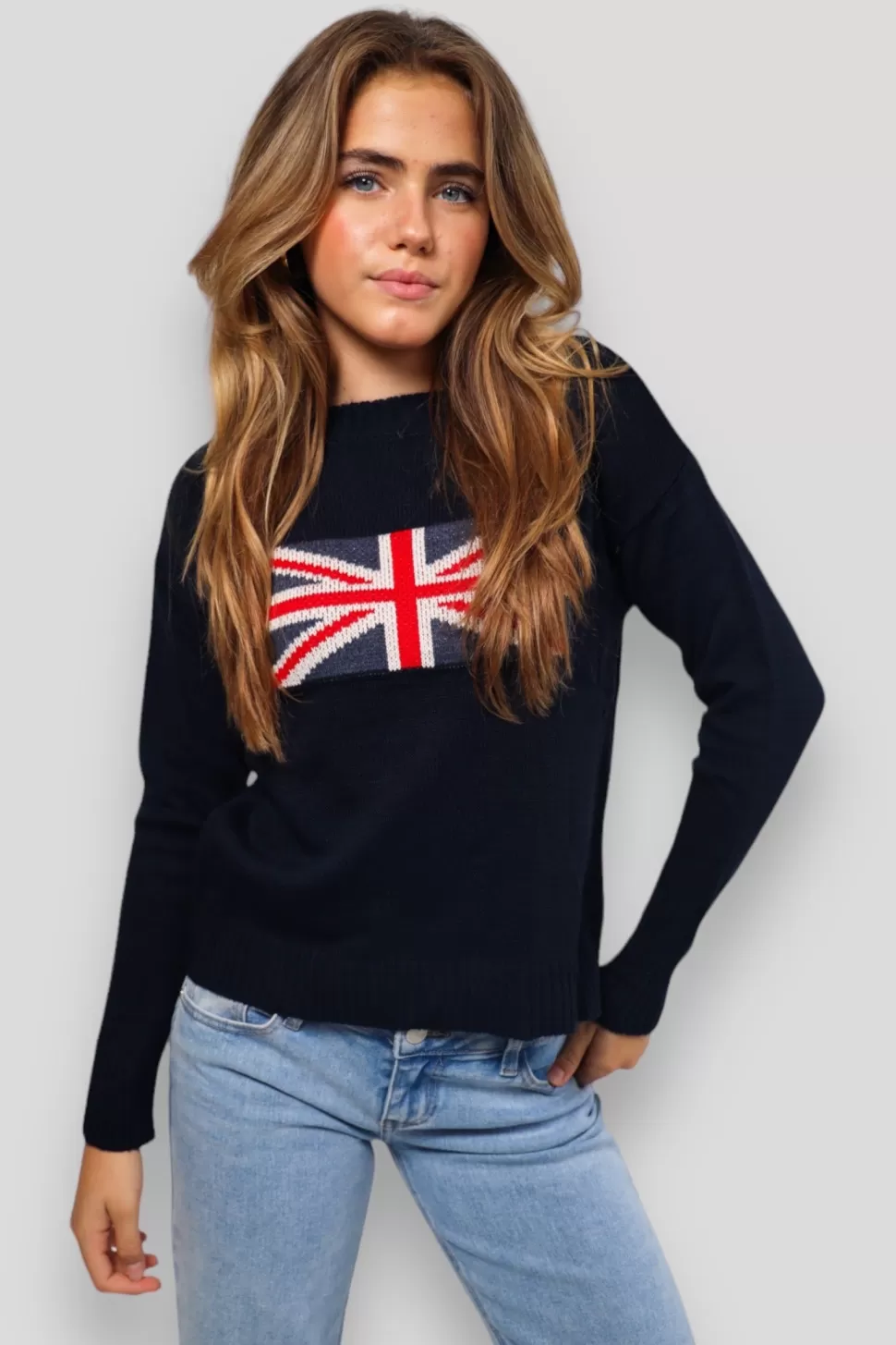 Pull "Drapeau Uk" Marine*Meet Me There Online