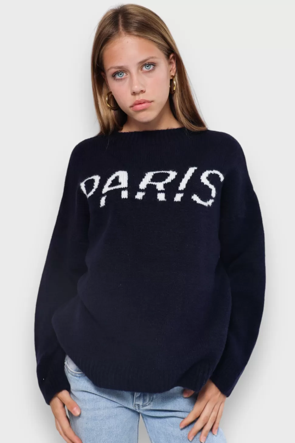 Pull "Paris" Marine*Meet Me There Discount