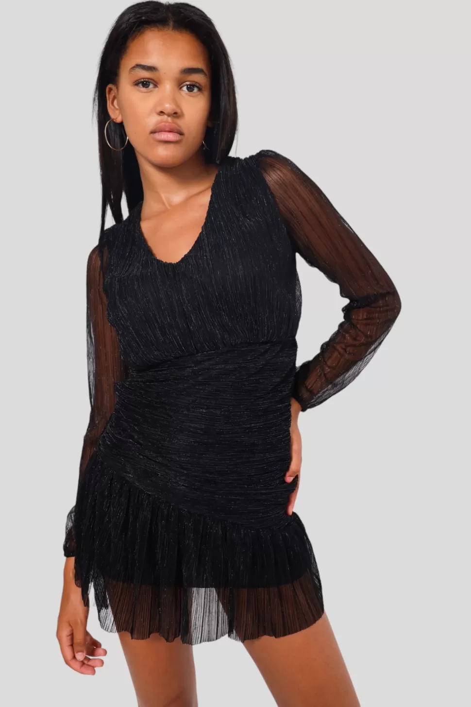 Robe "Fievre Nocturne" Noire*Meet Me There Best