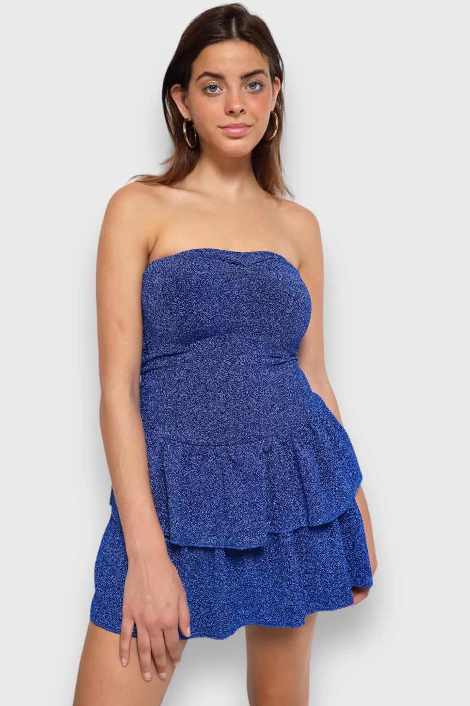 Robe "Night Out Shimmer" Bleue*Meet Me There Clearance