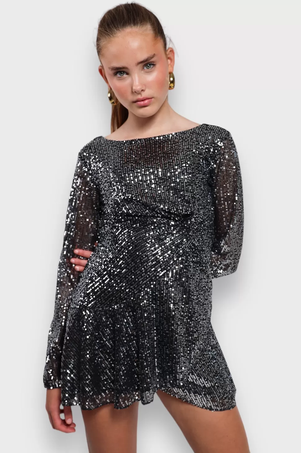 Robe "Twinkle" Argent*Meet Me There Shop