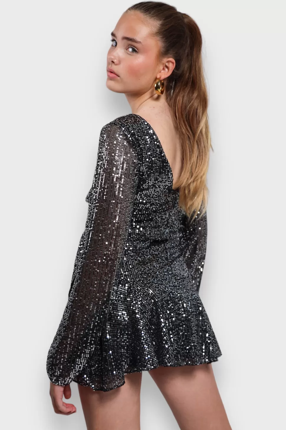 Robe "Twinkle" Argent*Meet Me There Shop